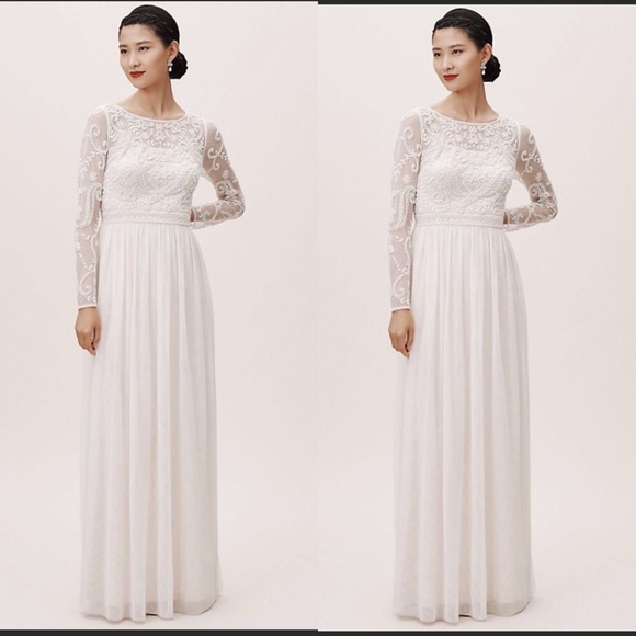 Anthropologie x BHLDN Sinclair Embellished Dress - Picture 6 of 12